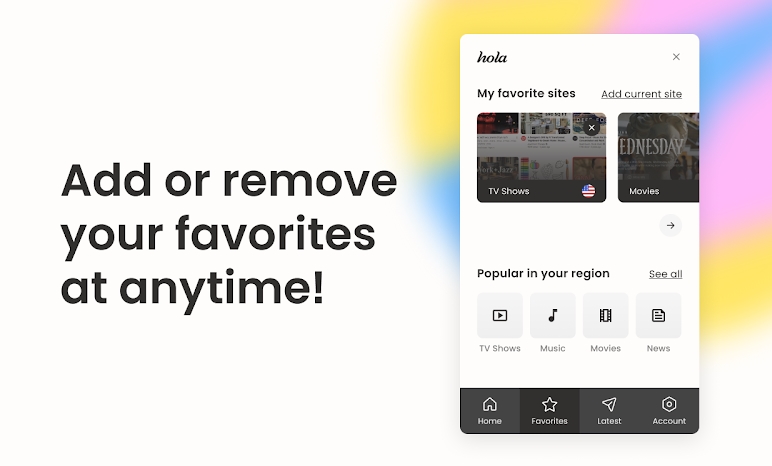 Ограничения Hola Free VPN
